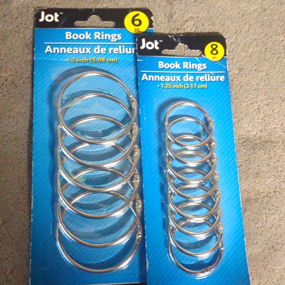 Book Rings/craft Rings 14 PC set - Picture 2 of 6